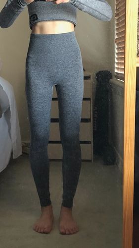 Customer photo review of Push-up & Anti-cellulite Leggings | DARK GREEN