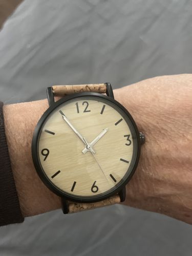 Customer photo review of Montre en bois - Sudia