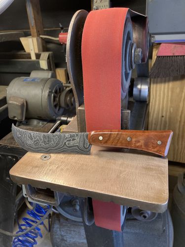 Customer photo review of 2 X 72 Inch Flexible Ceramic Sanding Belts, 6 Pack
