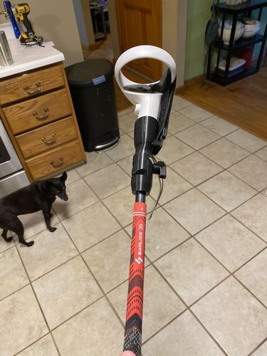 Customer photo review of DriVR Pro - Adjustable Metal VR Golf Club Handle Accessory - Rift S, Oculus Quest 2, Reverb G2