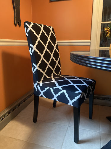 Customer photo review of Cabrexa Chair Slipcovers