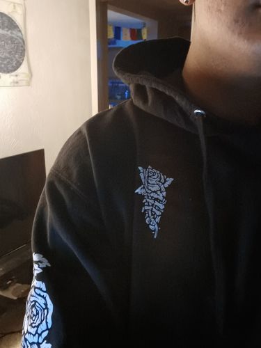 Customer photo review of Roses Hoodie