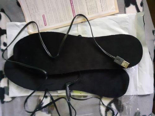 Customer photo review of Semelles chauffantes USB