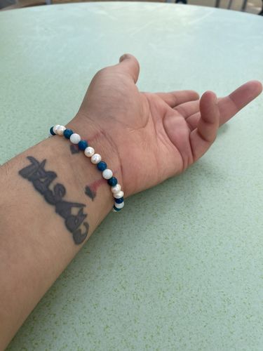 Customer photo review of Gemini Crystal Zodiac Bracelet