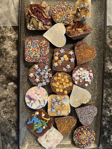 Customer photo review of Set of 4 Chocolate Bars (best seller!!)