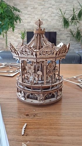 Customer photo review of Le Carrousel Musical - La Maquette en Bois®