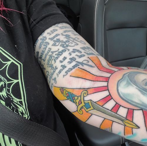 Customer photo review of Signature Tattoo Numbing Cream
