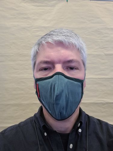 Kundenbewertung mit Foto zu FFP2 Nano-Atemschutzmaske, CE zertifiziert mit verstellbaren Ohrschlaufen