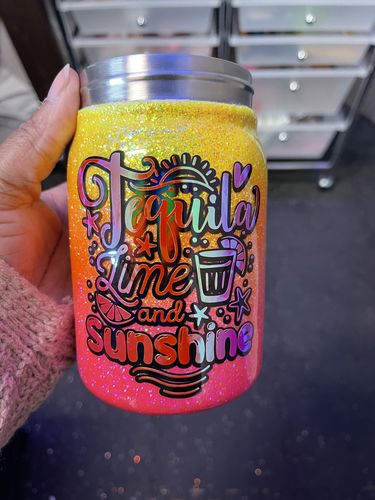 Customer photo review of 12oz Mason Jar