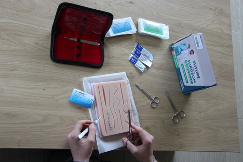 Customer photo review of Suture Practice Kit