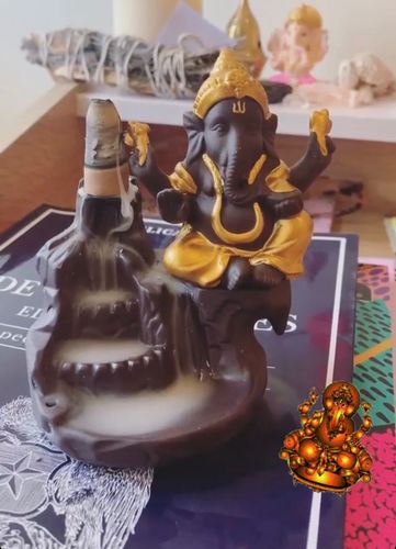 Customer photo review of Ganesha en la Cascada + 10 Inciensos Especiales