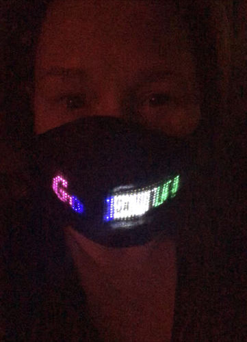 Customer photo review of LED Programmable Mask