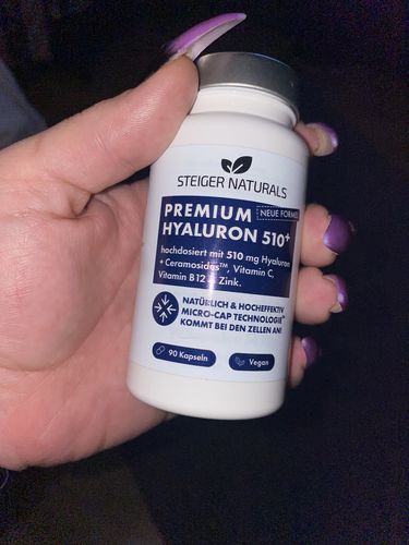Customer photo review of Hyaluronsäure Kapseln Premium 510 + Vitamin Komplex | 90 Kapseln für 3 Monate