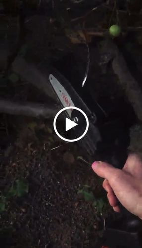 Customer video review of GJEMAX™ Mini-Elektro-Kettensäge