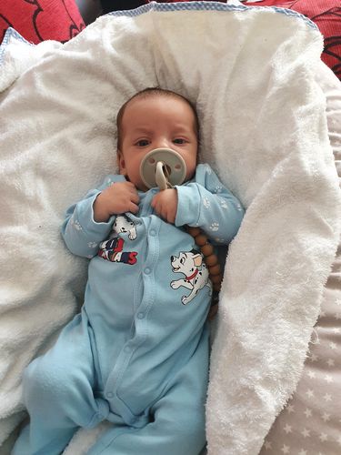 Customer photo review of Chupetero Vintage + Chupete Gris Nenina & Co