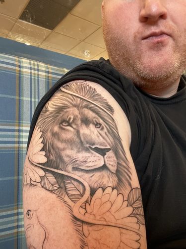Customer photo review of Signature Tattoo Numbing Cream