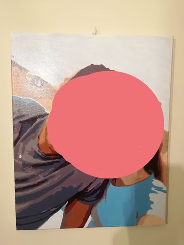 Customer photo review of Pintar por numeros personalizado