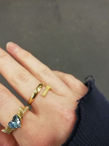 Customer photo review of Borahae Ring