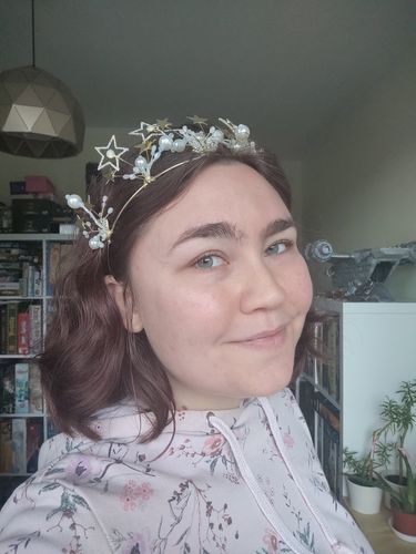 Customer photo review of Shooting Star Tiara