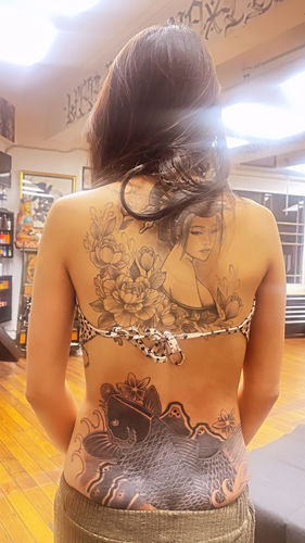 Customer photo review of Signature Tattoo Numbing Cream