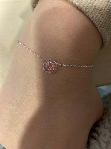 Customer photo review of Silber Lineart Love Armkette