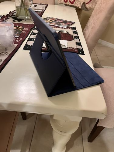 Customer photo review of Premium Leather iPad Case