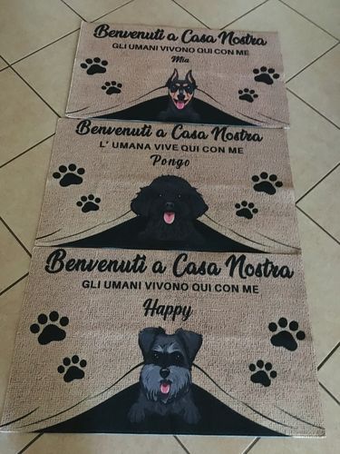 Customer photo review of Tappeto personalizzato con foto