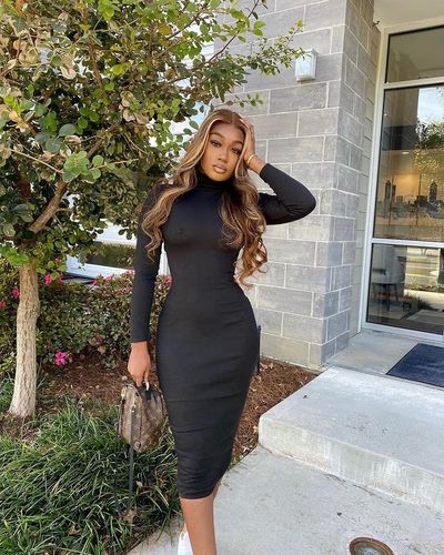 Customer photo review of Ombre Blonde Highlights 13×4 HD Transparent Lace