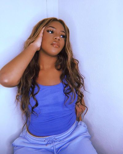 Customer photo review of Ombre Blonde Highlights 13×4 HD Transparent Lace