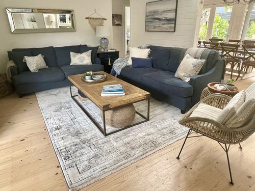 Customer photo review of Cordelia Traditional Grey Blue Rug