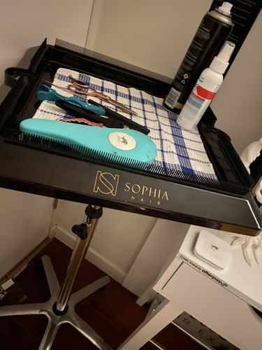 Customer photo review of Hair Extension Trolley