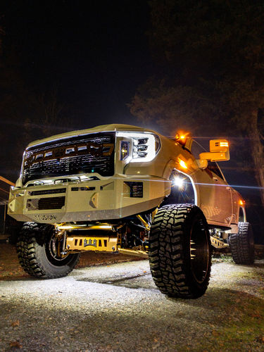 Customer photo review of Premium RGB+W Rock Lights