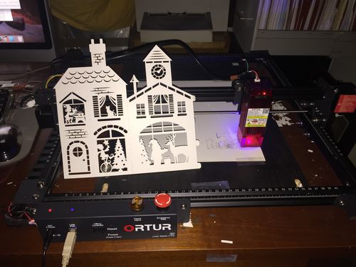 Customer photo review of Ortur Laser Master 2 Pro LU2-4-SF Laser Engraving Machine