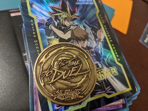 Customer photo review of Yu-Gi-Oh! Game Flip Coin