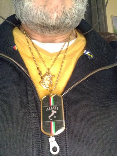 Customer photo review of Necklace pendant - Italia II - Custom engraving