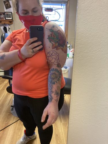 Customer photo review of Signature Tattoo Numbing Cream