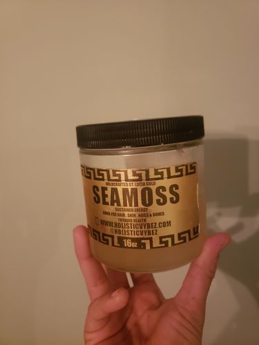 Customer photo review of St Lucia Gold Sea Moss Gel