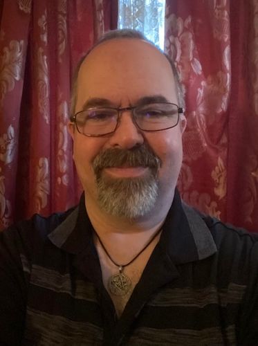 Customer photo review of Brooms Of Elder Pentacle Necklace