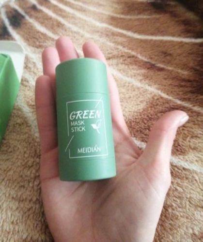Customer photo review of Hot Sale - Green Tea Detox Purifying Sheet Mask
