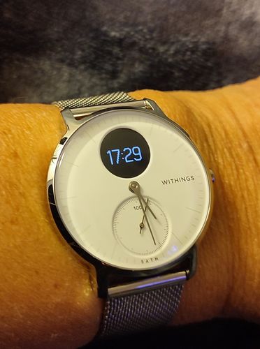 Kundenbewertung mit Foto zu Withings Steel HR 36mm