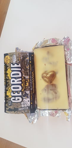 Customer photo review of The Geordie Chocolate Bar - Milk chocolate with caramel