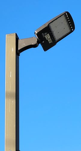 Customer photo review of LED Street Light - 150W - 21,000 Lumens - Shorting Cap - Direct Mount - AL2 Series - UL+DLC