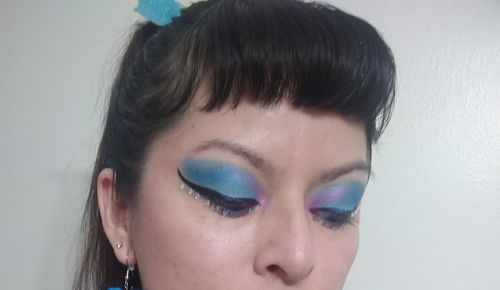 Customer photo review of Obsidian Liquid Eyeliner
