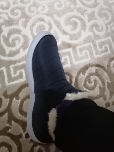 Customer photo review of 🔥On This Week Sale OFF 70%🔥 Women's Waterproof Warm Boots, Comfy Walking Ankle Boots