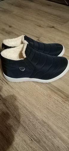 Customer photo review of 🔥On This Week Sale OFF 70%🔥 Women's Waterproof Warm Boots, Comfy Walking Ankle Boots