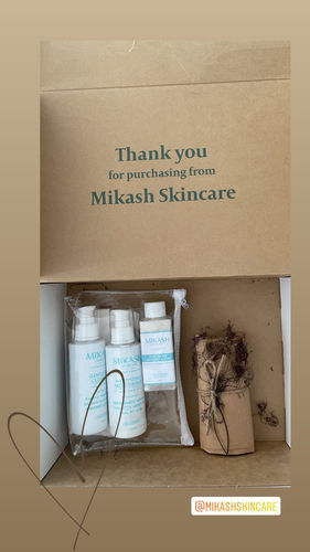 Customer photo review of Mikash Daily Skincare Bundle