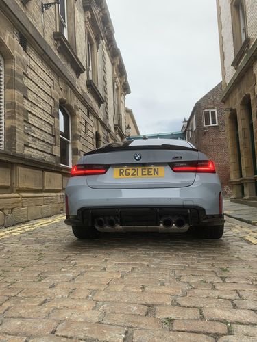 Customer photo review of MHC+ BMW M3 'M4 Style' Rear Spoiler In Pre-Preg Carbon Fibre (G80)