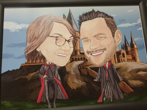 Customer photo review of Caricature: Portrait personnalisé famille