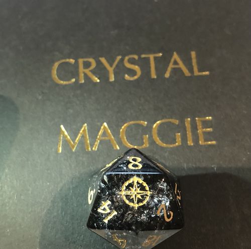Customer photo review of Custom Artwork/Font Style on Dice Set