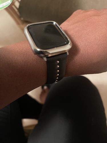 Customer photo review of Black Stud Band for the Apple Watch